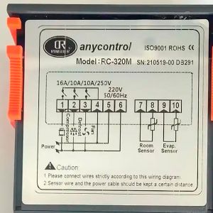 Холодильный контроллер Ringder RC-320m 16A / 10A / 10A