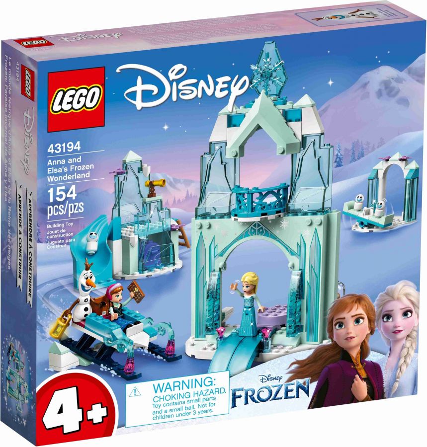 Конструктор LEGO Disney Princess 43194 "Зимняя сказка Анны и Эльзы", 154 дет.