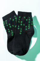 Носки детские Бинарный код 2 пары [зеленый]