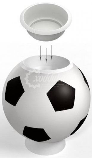 Цветочница «Футбольный мяч»