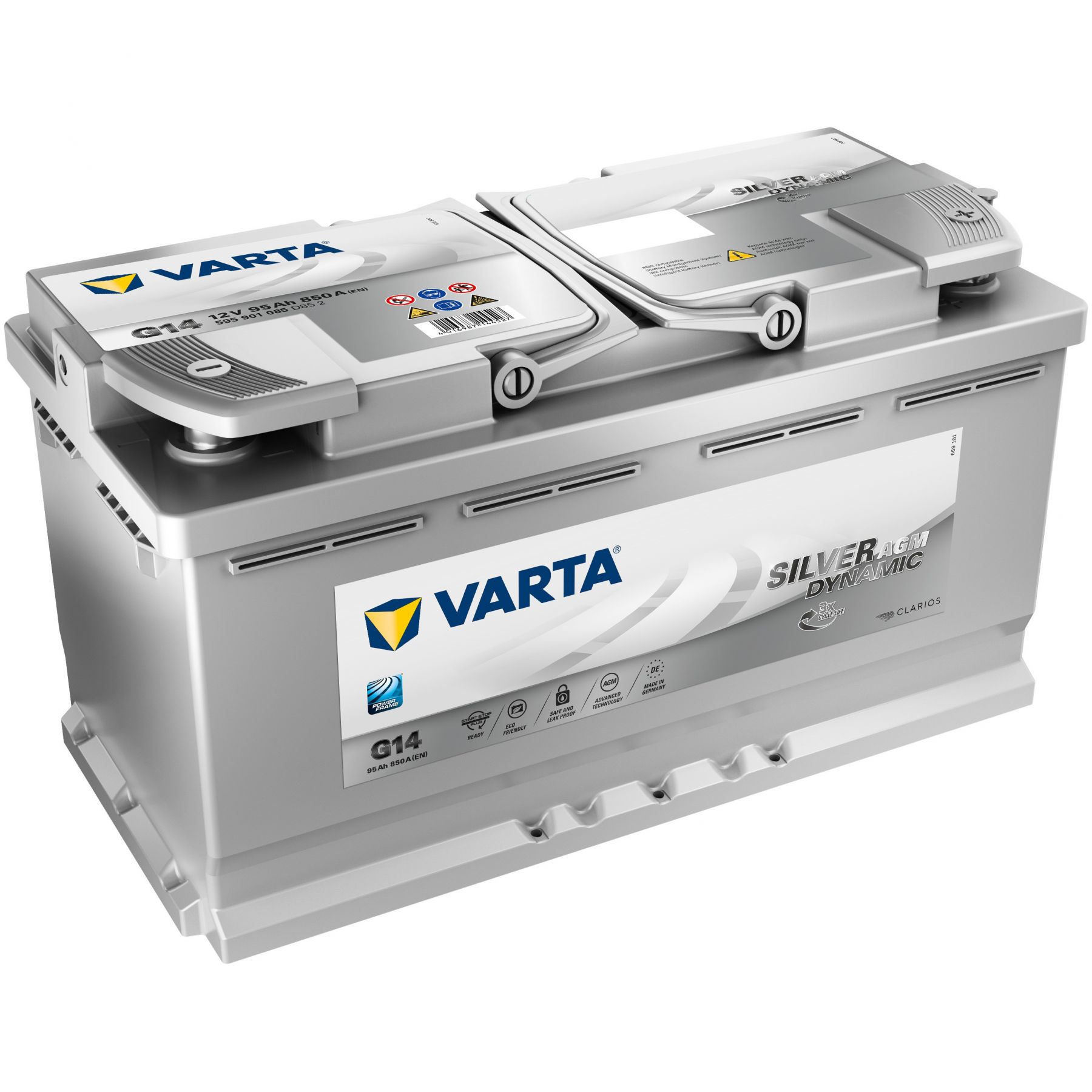 Автомобильный аккумулятор VARTA 6СТ-70 Silver Dynamic AGM (E39