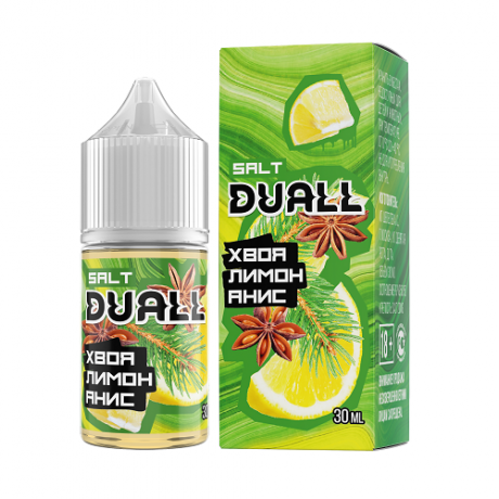 Duall Salt - Хвоя, лимон, анис 30 мл. 20 мг. light