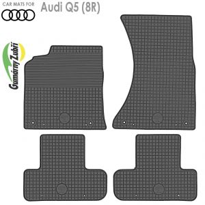 Коврики резиновые Audi Q5 (8R) в салон - арт 216104 Doma/ Gumarny Zubri