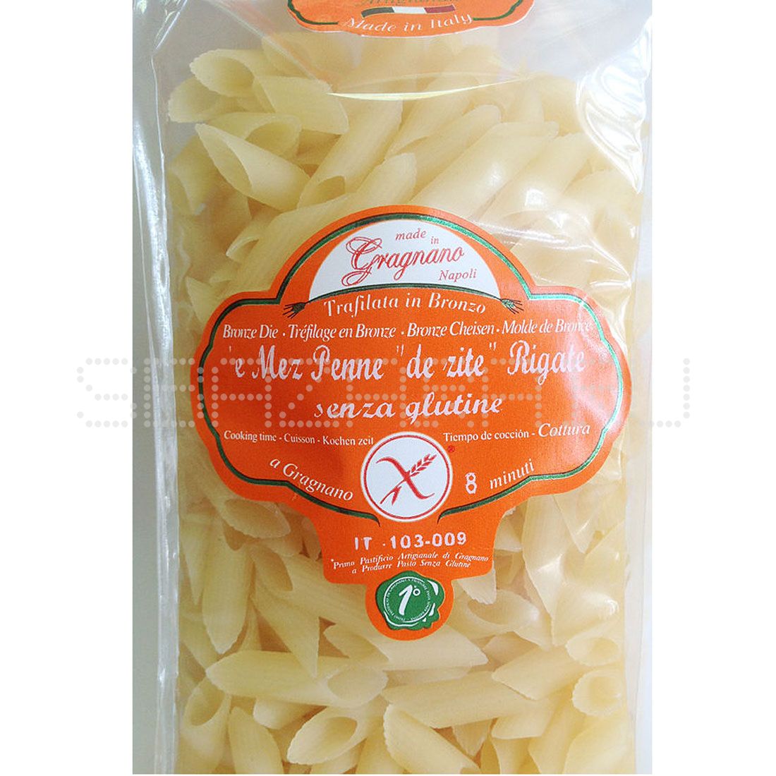 La Fabbrica Della Pasta gluten free 'e Mez Penne “de Zite” Rigate – Made In  Eatalia
