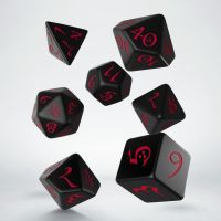 Набор кубиков Classic RPG - Black/Red (7шт)