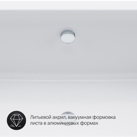 Акриловая ванна Am.Pm Inspire V2.0 W52A-180-080W-A 180х80 схема 11