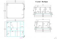 Прямоугольный гидромассажный СПА бассейн BestSpas Crystal 210х185 схема 26