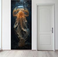 Фотообои на стену - Медуза  Любые размеры Интерьерные наклейки