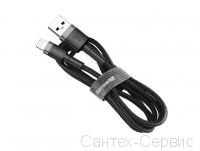 CALKLF-BG1 Кабель USB - Lightning Baseus Cafule 1 метр черный