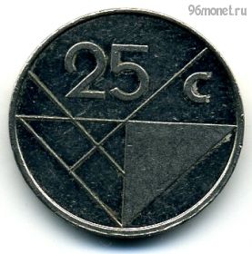 Аруба 25 центов 1993