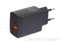 CCXJ-B01 Зарядное устройство сетевое Baseus Compact 20W EU 1USB/1C, черное.
