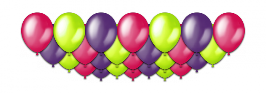 Набор воздушных шаров с гелием "Giggle Metallic", 25 штук