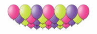 Набор воздушных шаров с гелием лавандовый с розовым