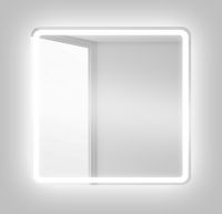 Зеркало для ванной комнаты BelBagno SPC-MAR-600-600-LED-BTN схема 1
