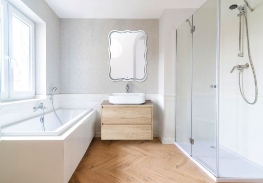 Зеркало для ванной комнаты BelBagno SPC-OND-600-800-LED-TCH ФОТО