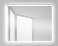 Зеркало для ванной комнаты BelBagno с LED подсветкой 1000х800 мм схема 1