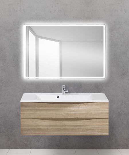 Зеркало для ванной комнаты BelBagno SPC-MAR-1200-800-LED-BTN ФОТО