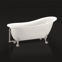 Отдельностоящая ванна с лапами Belbagno BB06 схема 1
