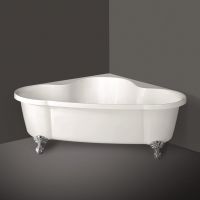 Отдельностоящая ванна Belbagno BB07 угловой формы 155x155 схема 1