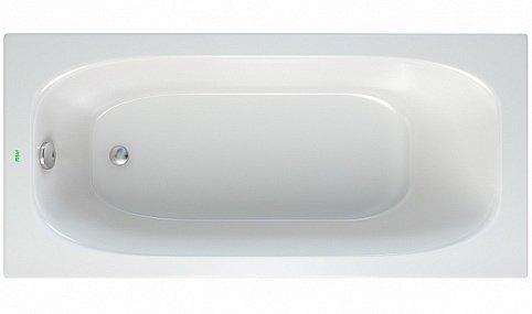 Маленькая ванна Belbagno BB101 на каркасе 120x70 схема 2