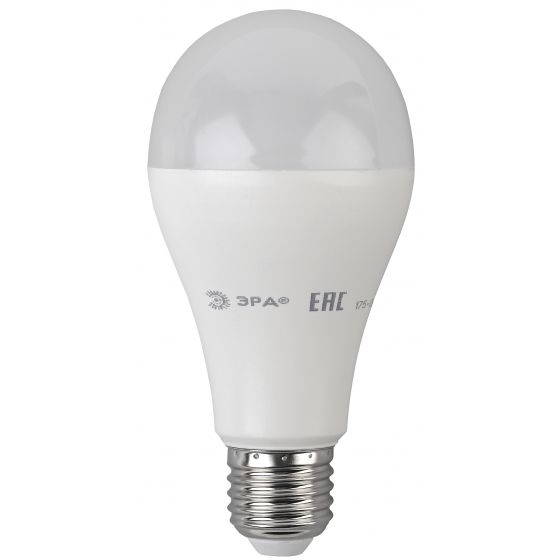 Светодиодная лампа ЭРА стандарт ЛОН A65 E27 19W(1520lm) 2700K 2K 1689