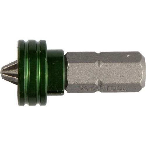 KRAFTOOL PH2, 25 мм, 1 шт., биты с магнитным держателем-ограничителем ЕХPERT 26128-2-25-1