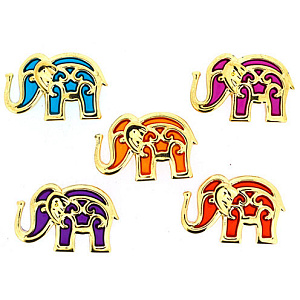 Пуговицы для творчества "Болливудские слоны" Dress It Up JESSE JAMES (1177340)