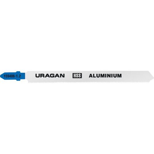 URAGAN по металлу (цветной, листовой, алюм. профиль), EU-хвостовик, шаг 1.2 мм, 132/110 мм, 2 шт, полотно для эл/лобзика HSS 159486-1.2_z02