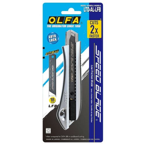 OLFA 18 мм, сегментированное лезвие, автофиксатор, нож OL-LTD-AL-LFB