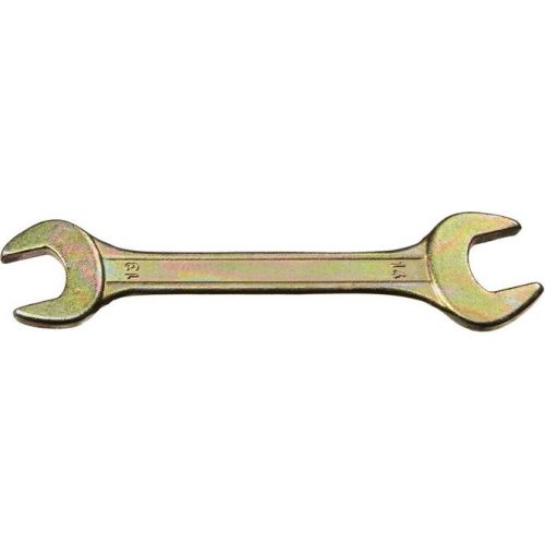 DEXX 13х14 мм, оцинкованный, гаечный ключ рожковый 27018-13-14