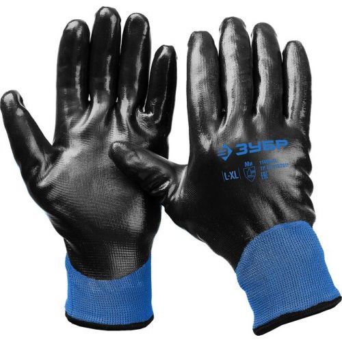 ЗУБР L-XL, двухслойные, износостойкие, перчатки утепленные АРКТИКА 11469-XL Профессионал