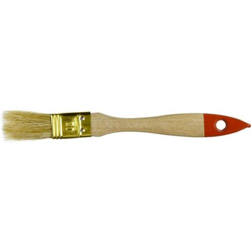 ЗУБР 20 мм, 3/4", щетина натуральная, деревянная ручка, кисть плоская УНИВЕРСАЛ 01099-020_z01 Оптима
