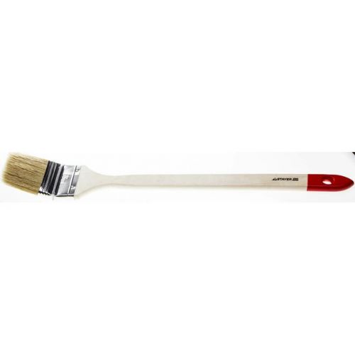 STAYER 63 мм, 2,5", щетина натуральная, деревянная ручка, кисть радиаторная UNIVERSAL 0111-63