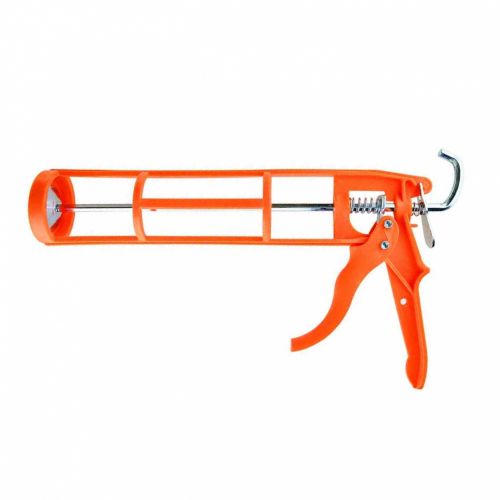Пистолет для герметика гелевый скелетный (оранжевый)  (2498)