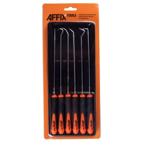 Набор для демонтажа сальников, колец и шлангов, 6 предметов AFFIX AF10960016