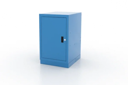 Тумба верстачная с дверцей, синяя FERRUM 01.410L-5015