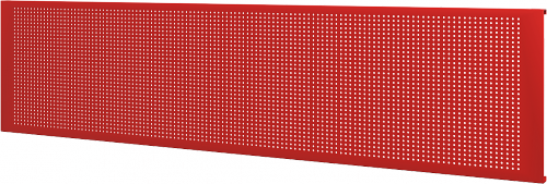 Панель перфорированная для верстака 200 см, красная, 1 шт FERRUM 07.020-3000