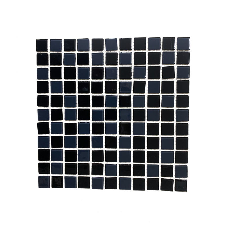 Мозаика стеклянная Aquaviva Cristall Black and Gray