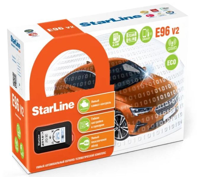 StarLine (Старлайн) E96 V2 BT 2CAN+2LIN GSM GPS