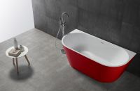 Акриловая красная ванна ABBER AB9216-1.7R 170х80 схема 3