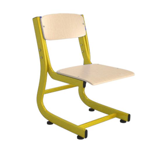 АТЛАНТ-ПРЕМИУМ стул ученический регулируемый (Жёлтый металлокаркас)