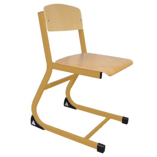 АТЛАНТ-ПРЕМИУМ стул ученический нерегулируемый (Оранжевый металлокаркас)