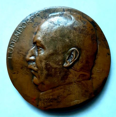 медаль 1934 Германия RARE Гинденбург Людендорф XF
