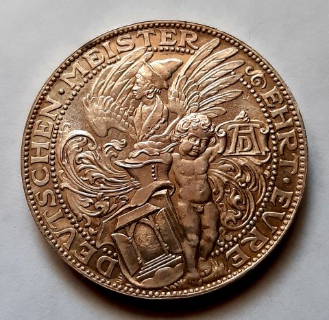 медаль 5 марок 1928 Германия UNC Дюрер Редкость