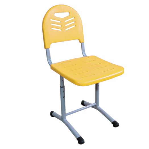 ВЕКТОР-FM стул ученический регулируемый (Жёлтый пластик)