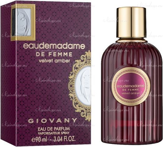 Fragrance World Eaudemadam de Velvet Amber