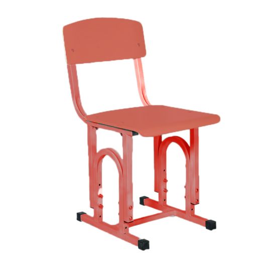 АРХИМЕД стул ученический регулируемый (Красный металлокаркас)
