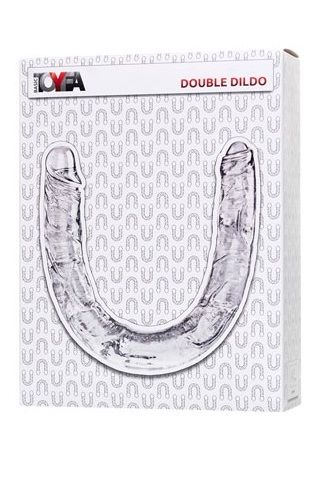 Фаллоимитатор двухсторонний Toyfa Double Dildo прозрачный, 40*3,5 см