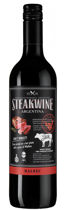 Steakwine Malbec, 0.75 л., 2017 г.