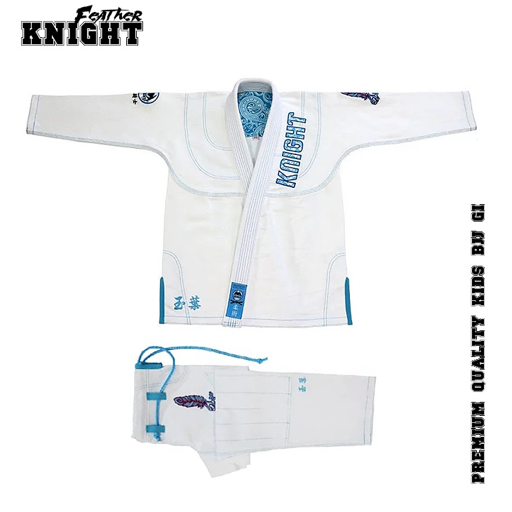 Детское кимоно Knight "Feather" White